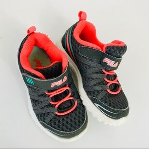 FILA Neon Toddler Shoes Sz 8C
